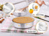 TeamFar 8 Inch Cake Pan Set, 3 Pcs Round Stainless Steel Tier Cake Pans, Healthy Heavy Duty, Easy Clean, Dishwasher Safe