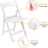 Allpop 550LB Commercial Set Resin Folding Chair with Vinyl Padded Seat, Capacity, Chair for Party Wedding Picnic