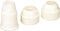 Ateco 3-Piece Medium Plastic Coupler - Fits Medium & Standard Size Decorating Tips
