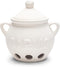 Fox Run Garlic Keeper and Storage, White Ceramic, 5.25" x 4.25" x