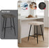 Counter Set 4 NICEEC Beige Bar Stool Covers Rectangle Spandex Stretch Vanity Barstool Seat Covers Water Repellent