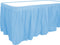 Party Dimensions Plastic Table Skirt, Light Blue, 29-Inches by 14-Feet - 1 Pack