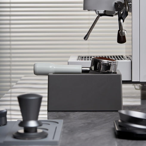 Espresso Knock Box, Coffee Ground Knock Box, Distribute and Tamp Espresso Tool, Non-slip Base for Barista