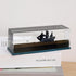 LETINE Black Pearl Pirate Ship in a Bottle - Boat in a Box Liquid Wave Fluid Drift Bottle Black Pearl Pirate Model Ship
