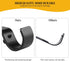 Heavy Duty Adjustable Curtain Rod Brackets, Rod Holders for 1 Inch Rod, Black Color, (Set of 4)