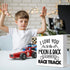 z-crange I Love You To The Moon And Back And All Around The Race Track Wood Box Sign Desk Decor,Farmhouse Racing