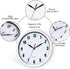 SAC SMARTEN ARTS 8" Silent Quartz Wall Clock, Non-Ticking Digital Clock