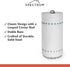 Spectrum Euro Paper Towel Holder, Chrome, Freestanding Countertop Dispenser for Kitchen
