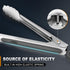 Tongs for Cooking - Heavy Duty Stainless Steel, Heat Resistant 600 Degrees, Set of 4, 7-9-12 & 14 inch Grey