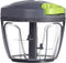 Ourokhome 650ml Manual Food Processor Vegetable Chopper, Grey for Garlic, Onion, and Herbs