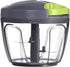 Ourokhome 650ml Manual Food Processor Vegetable Chopper, Grey for Garlic, Onion, and Herbs
