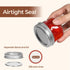 4oz 16PCS, ComSaf Mini Mason Jars Bulk Regular Mouth Mason Jar with Lids and Seal Bands, Small Glass Canning Jar