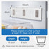 4 3.75 Inch 1 Pack) SOPHICO Organizer for Fridge, Capacity Sliders for Refrigerator, Yogurt Holder With Adhesive Tapes