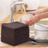 12 Inch 12 Inch 12 Pack SINLAND Absorbent Microfiber Dish Cloth Kitchen No Streak Cleaning Cloth Dish Rags Lens Cloths
