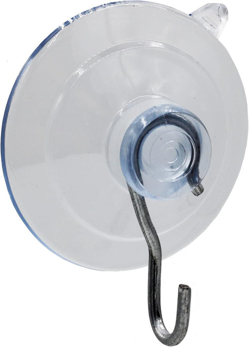 Suction Cup Hooks Combo Pack - 10 Pack, Powerful Window Hanging Suction Cups for Glass, Mirrors, Doors | 2 Large, 4