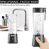 Mulli Portable Blender, 15oz Mini for Fruit Smoothies and Shakes, USB Rechargeable Mixer for Baby Food, Gym, Travel