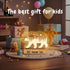 Personalized Night Light for Baby Kids, Custom DIY Name Bear Led Lamp for Girls Boys, Customized Name Night Lights Gift
