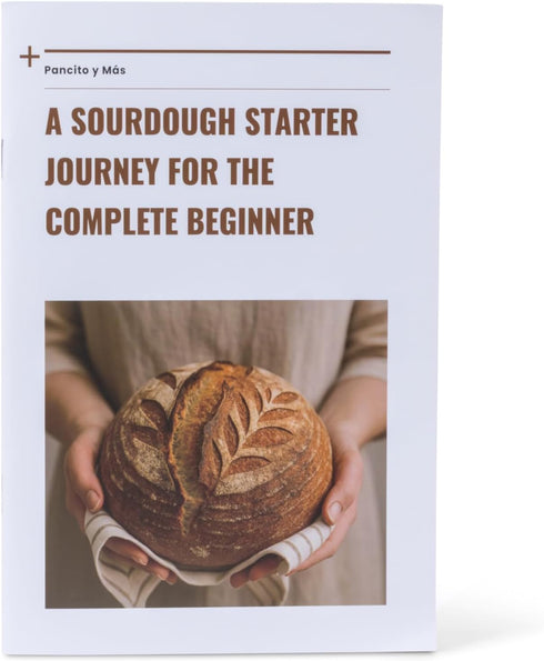 Pancito y Ms 37oz 12-Piece Set Sourdough Starter Kit with Digital Scale & Jar Complete Bread Baking for Beginners