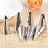 7Pcs Cake Decorating Icing Piping Nozzles Set, Stainless Steel Tips for DIY Pastry Fondant Baking