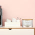 Coffee Filter Holder, Reusable Clear Storage Container with Bamboo Lid, Stylish Dispenser for Kitchen Countertop