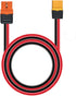 XT60i to XT60 Male Cable, 10AWG Solar Charging Extension Cable for Ecoflow Portable Power Station (5FT)