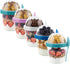 4 Pack 17 oz Small Breakfast On The Go Yogurt Parfait Cups,