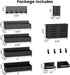 Refrigerator,8 Pack Black(8 Pack) Magnetic Spice Rack for Magnetic Shelf,Fridge Magnet Organizer with Paper Towel