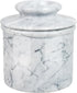 Marble Butter Crock,Handmade French Butter Dish with Lid for Countertop,Butter Keeper for