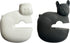 Fox Run Silicone Pot Clip Spoon Rest, Set of 2, French and English Bulldogs, 2.75", White and Black