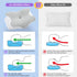 Cervical Memory Foam Pillow, Butterfly Shaped Neck Pillow for Pain Relief Sleeping, Orthopedic Contour Ergonomic