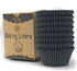 200pcs Standard Black Cupcake Liners, Food Grade Greaseproof Parchment Muffin Wrappers for Decorations
