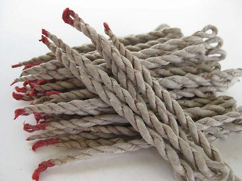 Tibetan Lumbini Rope Incense - 3 Packs, 45 Sticks Per Pack, 3.5" Length