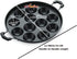 Non Stick Appam Pan,Appam Maker,12 Pits Appam Maker, Nonstick Appam Pan,Appa Chetty Paniyaram Pan Patra,Tawa Non Stick by Shourya Trading