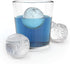 True Zoo Baseball Ice Mold, Silicone Ice Sphere Maker, Set of 1, White, Dishwasher Safe