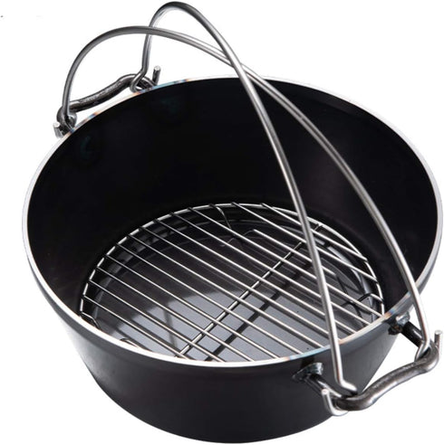 CAMPINGMOON f8.27inch Round Stainless Steel Roasting Baking Steaming Cooling Rack for 10-inch Dutch Oven