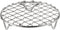 Round Cooking Rack 4.7-inch, 201 Stainless Steel Barbecue Grill Net with 20mm Legs for Cooking and Baking