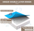 18" Mecerock Mattress Protector, Breathable and Soft Waterproof Mattress Protector, Mattress Cover, Fitted to Deep