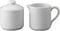 HIC Kitchen Sugar and Creamer Set, Fine Porcelain, 2-Piece