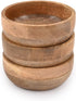 Mango Wood Round Bowl, Perfect for Nuts, Candy, Appetizer, Snacks, Looks Beautiful in Your Kitchen Setting (5" x 5")