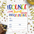 Bounce House or Jumping Party Invitations with Envelopes (20 Count)