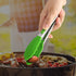 Hotec Premium Stainless Steel Locking Kitchen Tongs with Silicone Tips, Set of 3 - 7", 9", and 12"