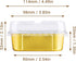 EUSOAR 50pcs 5.7oz Aluminum Foil Baking Cups with Lids, Reusable Cupcake Cups, Gold