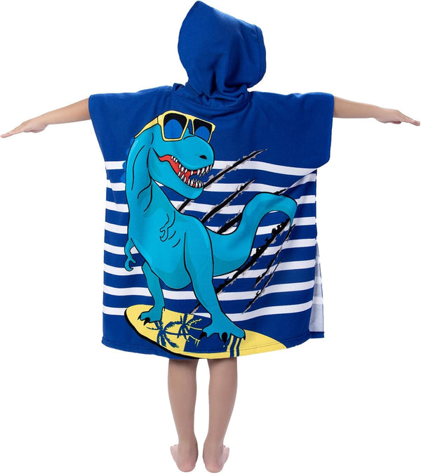 growell Hooded Kids Beach Towels - Toddler Bath Towel Girls Boys Swim