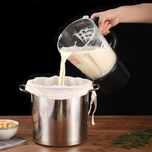 Melostu 200 20*30CM Food Grade Soy Milk Filter Bags, Micron Fine Mesh Bag Milk Filter Bag All Purpose Food Strainer