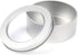 Yesland 30 Pack 2 Ounce Metal Tin Cans - Round Empty Containers with Clear Top for Candles, Crafts, Kitchen Storage