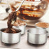 TeamFar 4 Inch Cake Pan, Mini Stainless Steel Baking Tins Set of 3 for Baking and Serving