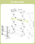 3 APEXCHASER Drying Rack Clothing - Tier Metal Clothes Drying Rack Collapsible, Laundry Drying Rack Expandable, Small