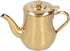 Tea Kettle, 500ml Stainless Steel Teapot with Filter, Proof Oil Strainer Pot for Hotels, Restaurants, Homes (Gold)