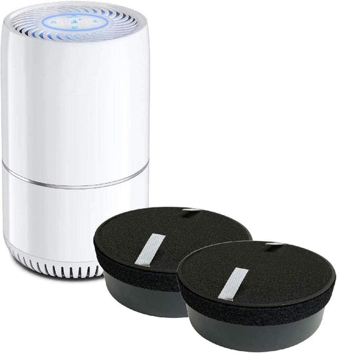 Nispira True HEPA H13 Air Filter Replacement for hOmeLabs Compact Air Purifier HME020248N, 2 Units