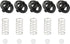 Coffee Machine Brew Basket Bottom Spring Loaded Stopper Kits Replacement for Hamilton Beach Coffee Makers (5 Pcs)